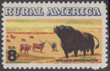 !a! USA Sc# 1504 MNH SINGLE (Gum Slightly Damaged) - Angus And Longhorn Cattle - Neufs