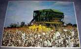 Agriculture,Machines,John Deer,Cotton,Field,postcard - Cultures