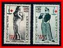 Reunion Cfa Croix Rouge 1963 N 357/58  Neuf X X - Unused Stamps