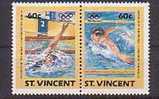 SAINT VINCENT   N° 770-71 **   Natation - Swimming