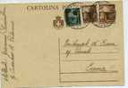 267)intero Postale Da 1,20£ Democratica+1,20£ E 60c. Democratica Il 24-4-1946 - Poststempel