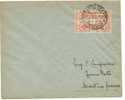 279)lettera Fermo Posta Con 2x25c.pacchi Postali Da Trento A Martina Franca Il 2-3-1945 - Poststempel