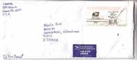 GOOD Postal Cover USA ( Omaha ) To ESTONIA 2007 - Postage Paid 2,70$ - Covers & Documents