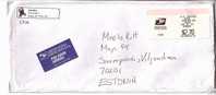 GOOD Postal Cover USA ( Spokane ) To ESTONIA 2007 - Postage Paid 2,70$ - Lettres & Documents