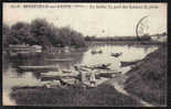 BELLEVILLE SUR SAONE - La Saône - Le Port Des Bateaux De Pêche - Belleville Sur Saone