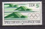 DDR     N°  2796  * *  Jo 1988  Natation - Swimming