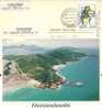 Brazil, Used Postcard, Coin,beach - Munten