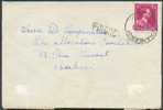 1 Fr.25 Col Ouvert Sc CHARLEROI S/L. Avec Griffe De PIRONCHAMPS Vers Charleroi.  - 2540 - Langstempel