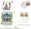 Berlin Mi. N° 242/49 Auf   FDC Kpl. Satz Auf 8 FDC´s , 242 Mit Mehrfachfrankatur Kleine Bauten,  Michelwert 47,20 €uro - Sonstige & Ohne Zuordnung