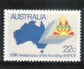 Australia 1981 50th Anniversary Of APEX Map MNH - Nuevos