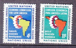 H0054 - U.N. NEW YORK N°89/90 ** - Unused Stamps