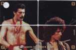 QUEEN (P1) FREDDY MERCURY * Puzzle Of 4 Phonecards * RARE - Musique