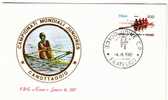 ITALIA 1982 WORLD CAMPIONSHIP ROWING JUNIORS FDC. - Canoa