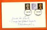 UK 1967 FDC New Def. Issues (with Address) F1080 - 1952-71 Ediciones Pre-Decimales