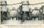 STEREOSCOPIQUE - FETES De 1925 - N°4 LES RUE PAVOISEES LISIEUX - ARC De TRIOMPHE  RUE De LIVAROT - Stereoscope Cards