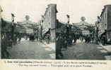 STEREOSCOPIQUE - FETES De 1925 -  N° 5  LES RUE PAVOISEES à LISIEUX  - STEREOVIEW - Stereoscope Cards