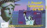 Telecarte Statue Of Liberty (81) Statue De La Liberte Twins Towers New York USA  Phonecard ALLEMAGNE - Paisajes