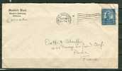 ETATS-UNIS - Y&T 232  Sur Lettre  Pour Paris (Musique) - Voir Description - Lettres & Documents