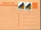 AP - Entier Postal - Carte Postale Avis De Changement D'adresse N° 26 - Chiffre Sur Lion Héraldique Avec Banderole - 9,0 - Avis Changement Adresse