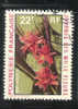 French Polynesia 1971 Flowers 22fr Used - Usati