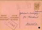 A00007 - Entier Postal - Changement D´adresse N°11 NF De 1959 - Bericht Van Adresverandering - Adreswijziging