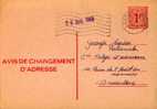 A00007 - Entier Postal - Changement D'adresse N°14 F De 1967 - Bericht Van Adresverandering - Adreswijziging