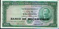 MOZAMBIQUE - 100 Escudos 1961 - Moçambique