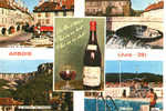 CARTE POSTALE D ARBOIS - PLUSIEURS VUES - DU VIN D ARBOIS, PLUS ON EN BOIT PLUS ON VAS DROIT - PISCINE - - Arbois