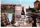 ARBOIS  - 5 Vues : Vue Générale - Place De La Liberté - Route De Champagnole - Les Bords De La Cuisance - Arbois