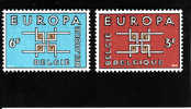 Belgique - Yv.nos.1260/1 - Neufs** - 1963