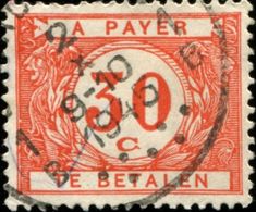 COB N° : TX  35 A (o) - Briefmarken