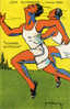 JEUX OLYMPIQUES PARIS 1924 - ILLUSTRATEUR SPORT - ATHLETISME - COURSE De VITESSE - CARTE NEUVE SUPERBE - Jeux Olympiques