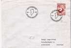 Dk-G009/ GRÖNLAND -  FDC 1966, Fuchs/fox, Inselkarte-Stpl./map Of Island-canc..22.9.1966 - Lettres & Documents