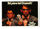 {49942} Publicité Nestlé Crunch Fiche Atlas , Alimentation ; 1987 - Verzamelingen