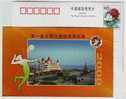 China 2000 The First National Beach Volleyball Championship Advertising Postal Stationery Card - Volley-Ball