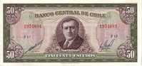 CHILI   50 Escudos   Non Daté (1962-1975)   Pick 140b     ***** BILLET  NEUF ***** - Chile