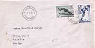 FS-M024/  FINNLAND - Ski-Weltmeisterschaft  Helsinki 1958, Satz A. Brief Nach Borás Schweden - Briefe U. Dokumente