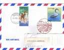 GIAPPONE 2006 - Lettera Per La Lituania - Cigno E Cane - Storia Postale