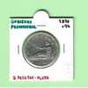 GOBIERNO PROVISIONAL 2 PESETAS  PLATA 1870 #74 MBC  DL-809 - Sonstige & Ohne Zuordnung