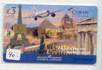 Télécarte CYPRUS (40) Airplane Vliegtuig Aeroplane CYPRAIR CYPRUS AIRWAYS Eifel Phonecard - Cipro