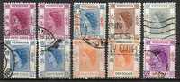 HONG KONG Lote 10 Sellos Reina Isabel º - Used Stamps