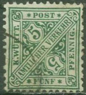 WURTTEMBERG..1890..Michel# 209...used...Dienstmarken. - Usati