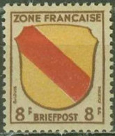 FRENCH ZONE..1945..Michel # 4...MLH. - Amtliche Ausgaben