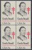 !a! USA Sc# 1823 MNH BLOCK - Emily Bissell - Unused Stamps