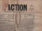 L´ACTION REPUBLICAINE ET SOCIALE 7 AOUT 1904 - DIE - CREST - ZEVAES - CHEMINS DE FER PLM - PUBLICITES ... - Allgemeine Literatur