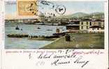 Gr-NG026/Salonique 1904, Fahrendes Postamt 1, Ansichtskarte  Hafen, Nachporto - Thessaloniki