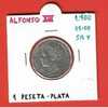ALFONSO XIII 1 PESETA PLATA 1.900 MBC/EBC    DL-932 - Autres & Non Classés