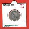ALFONSO XIII 1 PESETA PLATA 1.901  MBC   DL-936 - Andere & Zonder Classificatie