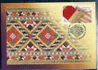 Thailand 2000 Textile, Embroidery, Handloom Cloth Max Card # 7947 - Textiel