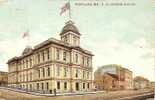 PORTLAND, ME.  U.S. CUSTOM HOUSE. Circulated In 1910. - Portland